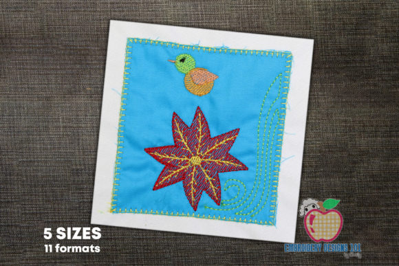 A Cozy Boutique Review of the Holiday Flora Bird Applique
