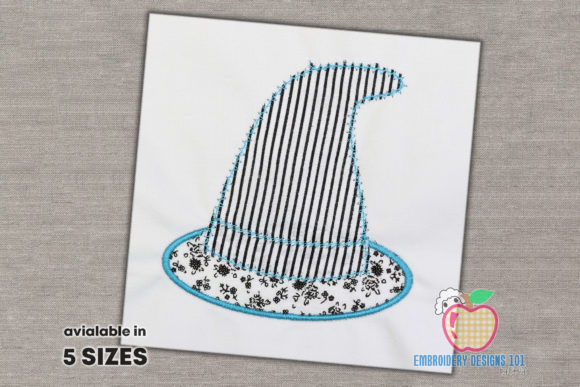 A Designer's Take on the Magical Hat Applique Embroidery Design