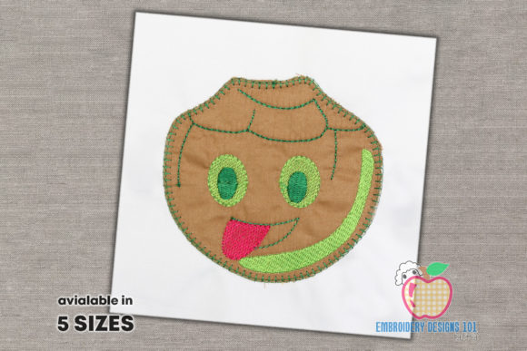Coconut with the Pink Tongue Applique: A Festive Design Review