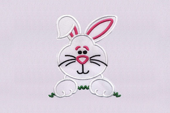 Crafting Cozy Holiday Magic with the White Bunny Rabbit Embroidery Design