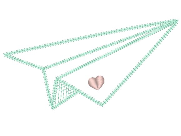 Embroidery Designer Review: The Paper Plane Applique