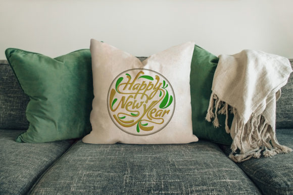 Happy New Year Wish: A Premium Embroidery Design