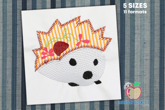 Hedge Hog Applique Design Review for Business Merch