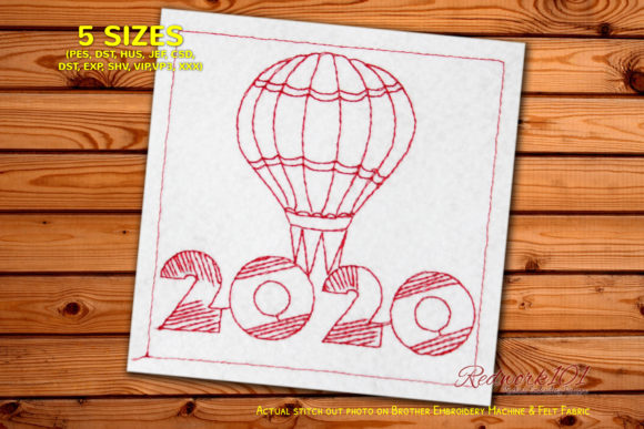 Hot Air Balloon Hanging 2020 Redwork Review