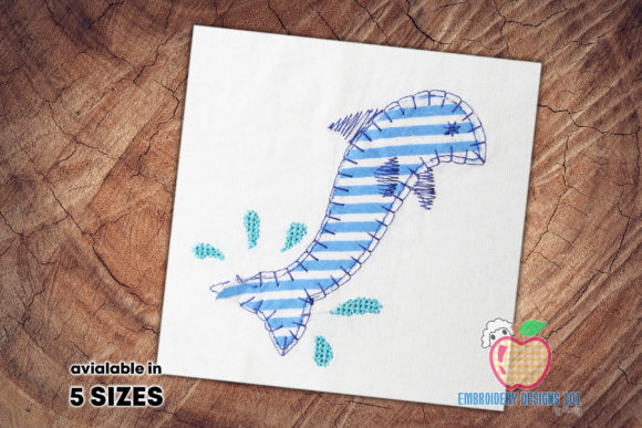 My Design Review: The Cute Baby Dolphin Appliqué